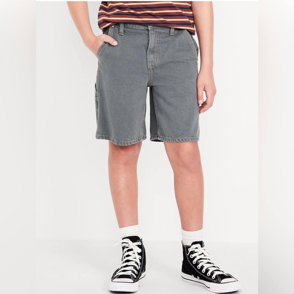 Old Navy NWT boys baggy carpenter jeans size 16. Color thyme